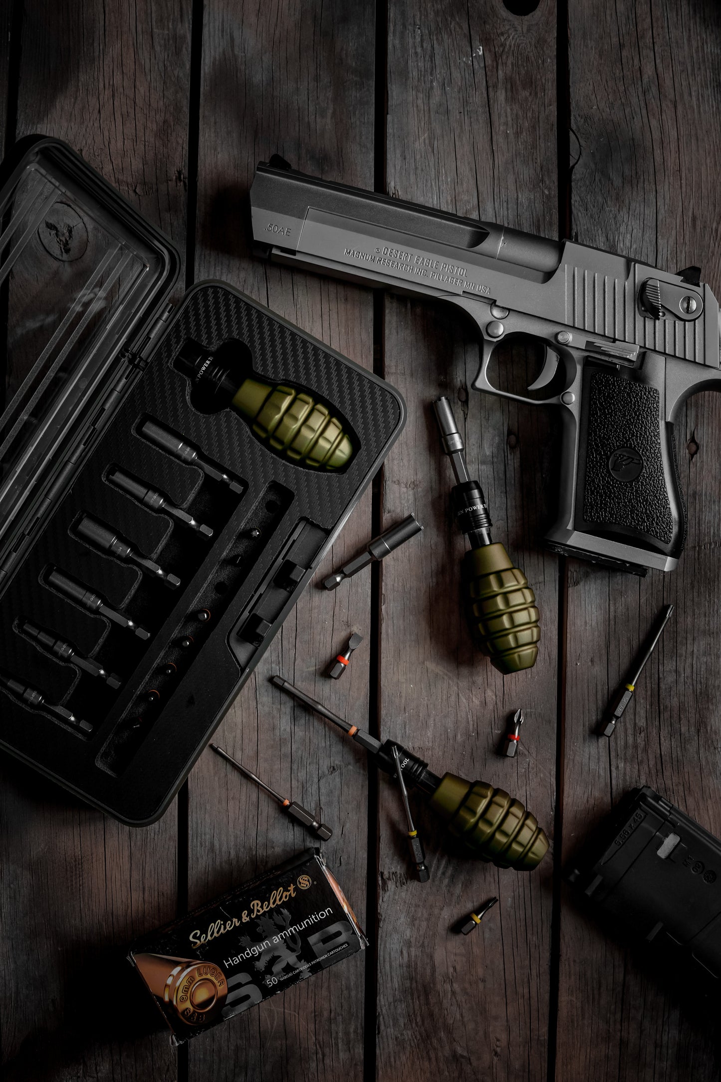 17-Piece Grenade-Style Valve Tool Kit