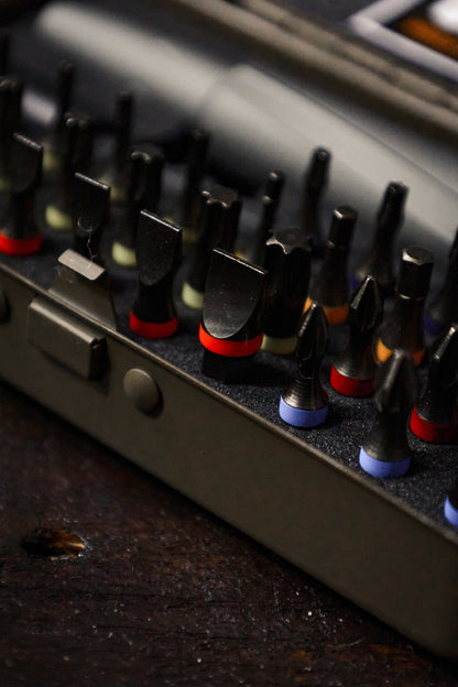 .50 CALIBER BULLET-STYLE｜STANDARD SCREWDRIVER SET